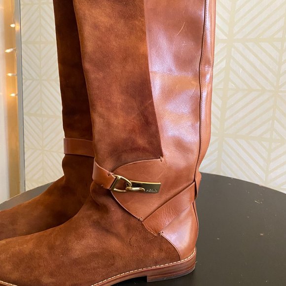 Aerin Size 10 M Matilda Boots in Cognac/Caramel - Picture 12 of 16